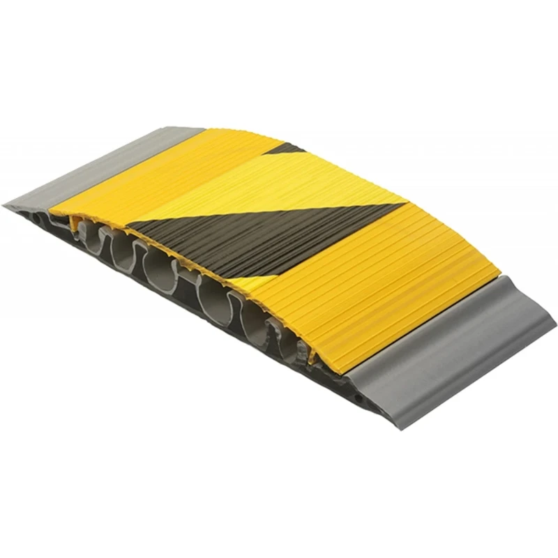 OCS kabelgoot 6 kanalen 3000x250mm rubber Geel/zwart 78.75.019