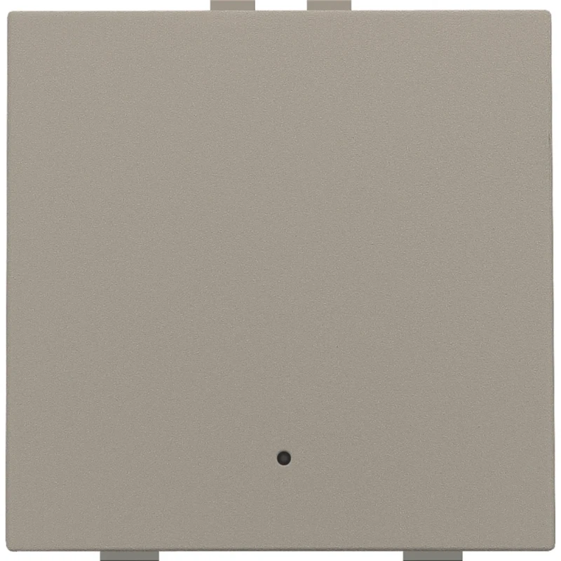 Niko Drukknop met led en comfortsensoren Home Control enkelvoudig brons inbouw 123-52201