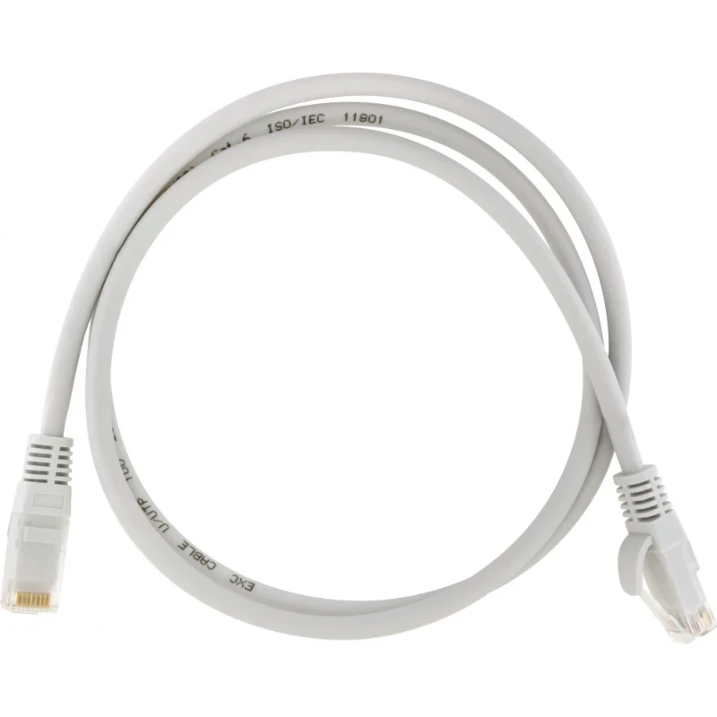 Gigamedia patchkabel pvc S / FTP Cat6A (IEC) RJ45 8(8) 0.5M wit GGM INIC6ASF05MWH