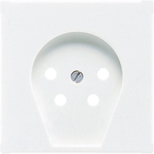 Jung LS range centraalplaat ptt-doos ls990 TAE 1 connector Zonder label wit LS961TFWW