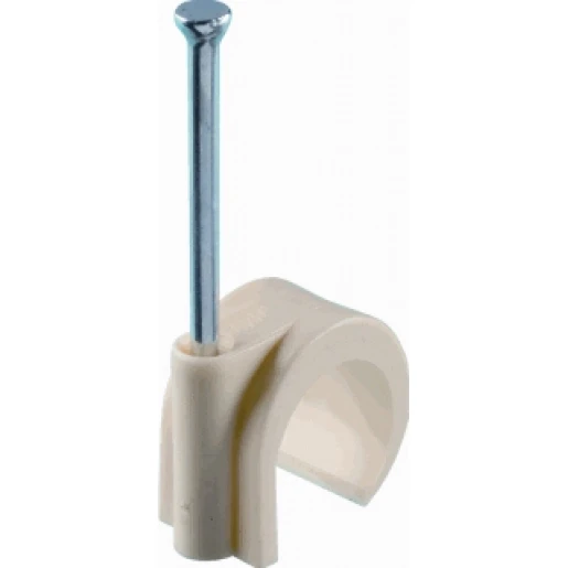 JMV Spijkerclip halogeenvrij 16-19/20mm.crème