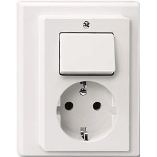 Merten Smart combinatie wandcontactdoos inbouw wit IP20 278319