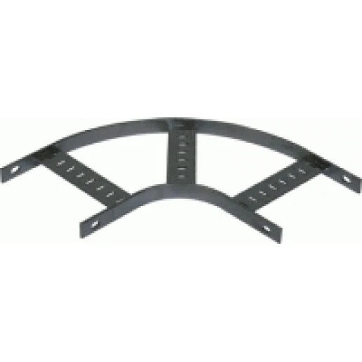 Legrand SLB bocht / hoekstuk kabelladder 500x30mm Staal RAL 7038 0505-0500