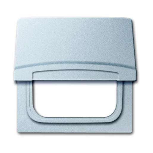 ABB Busch-Jaeger centraalplaat + kd verloop si ip44 70x34x70mm klapdeksel aluminium RAL 9006 2CKA001710A3785