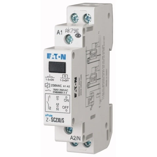 Eaton Impulsrelais Z-SC230/S-230 VAC-16A-1M contact-1TE