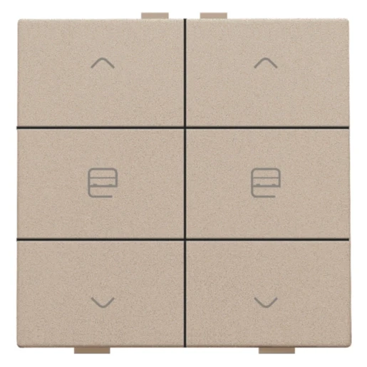 Niko Home Control Bediening motorsturing 6-voudig inbouw IP20 157-51036