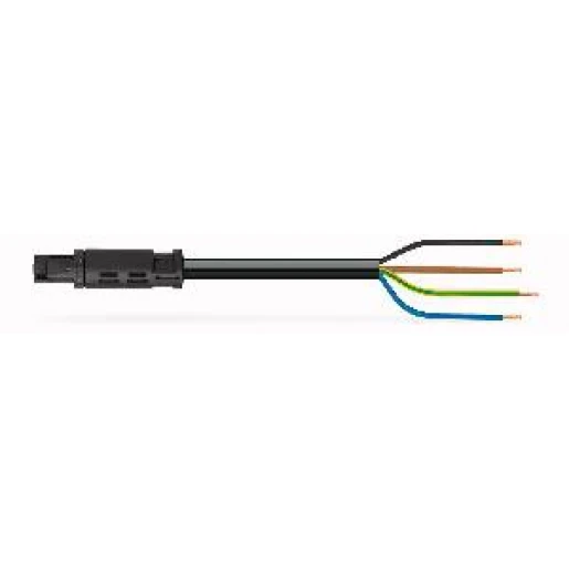 Wago Winsta Patchkabel gebouwinstallatie 4p Contrastekker (female) Vrij kabeluiteinde 8000mm