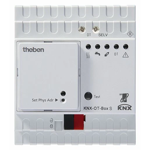 Theben KNX-OT-interface voor connectie van KNX-ruimteregelaars met OT-verwarm (KNX-OT-BOX S)