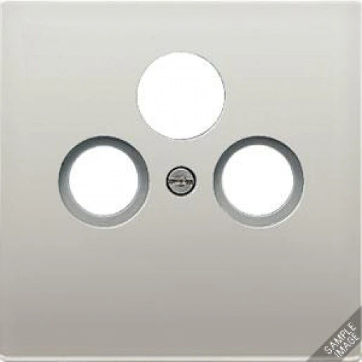 Jung LS range centraalplaat- (onderdeel) afdekking klassiek Satelliet 1 connector MetaalZonder label messing ME2990SATC