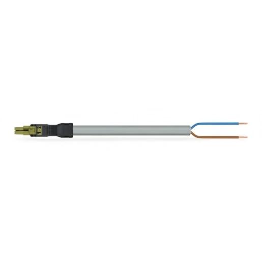 Wago Serie 891 Patchkabel gebouwinstallatie 2p Contrastekker (female) Vrij kabeluiteinde 1000mm