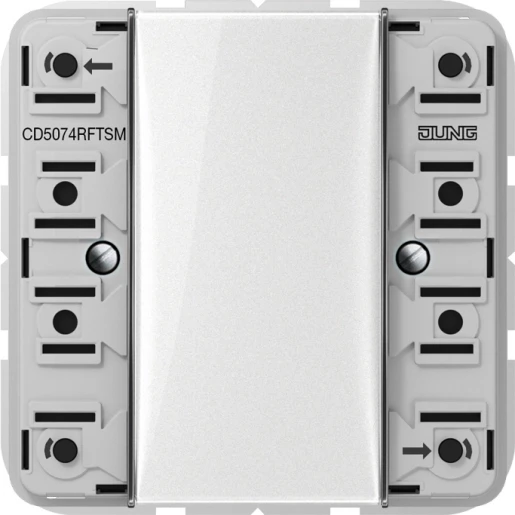 Jung CD range RF tastermodule CD500 KNX 4-kanalen CD5074RFTSM