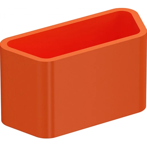 Stago Wibe eindkap kabelladder 46x25mm oranje 789875