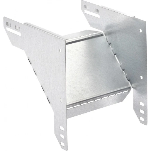 Stago KG281 kabelgoot T-stuk verticaal vallend dwars 200x60mm sdz wit RAL 1013 CSU36212012