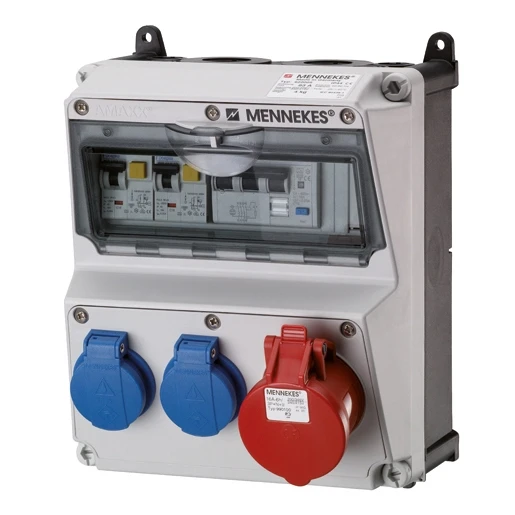 Mennekes AMAXX contactdoos combinatie 2 modules