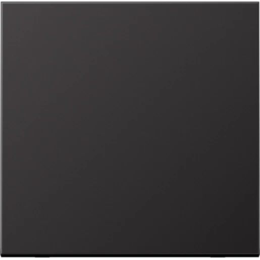 Jung LS range stuurafdekking standaard dark enkelvoudig Mat aluminium AL1700D