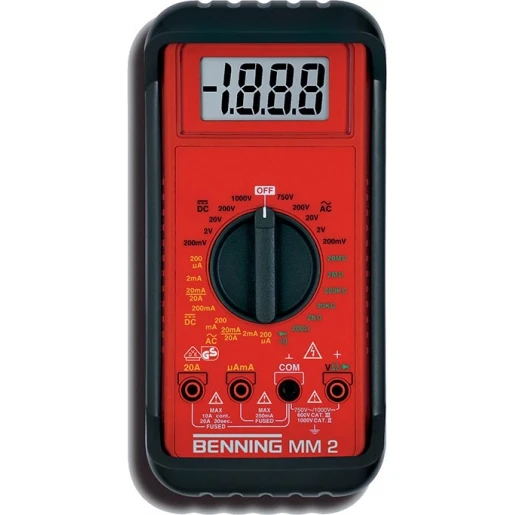 Benning Digitale multimeter CAT III Digitaal 044028