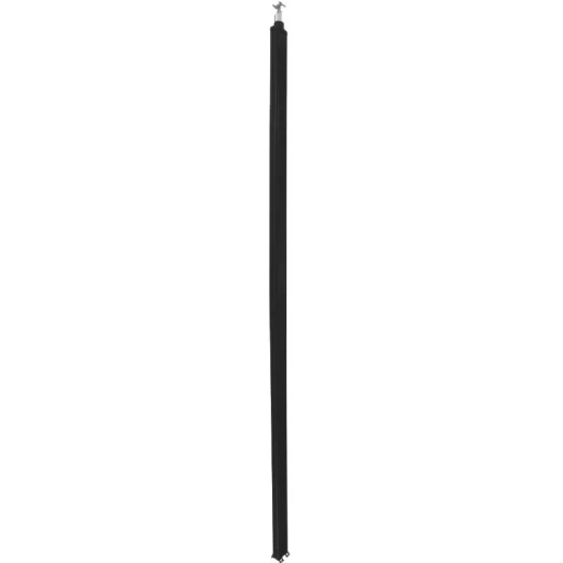 Legrand energiezuil universeel enkelzijdig 1 compartiment zwart RAL 9005 653112