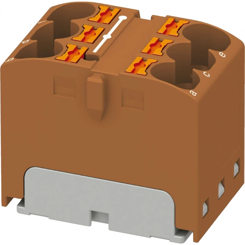 Phoenix Contact PTFIX Verbindingsrijgklem 0,2-6mm² eendr. Bruin