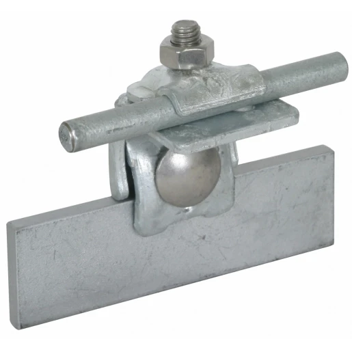Dehn Saddle clamp st/tzn clamping range 0.7-8mm angled w.cl.frame f.r