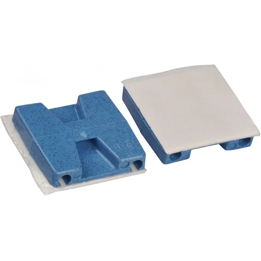 ABB 2-of 4-wegs detecteerbare montageplaat blauwe pa 6.6 temp tot 85 grad