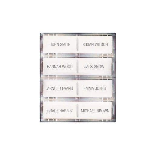Comelit CIAO Dubbele drukknoppen druktoets aluminium/kunststof 4-voudig RVS CA9212