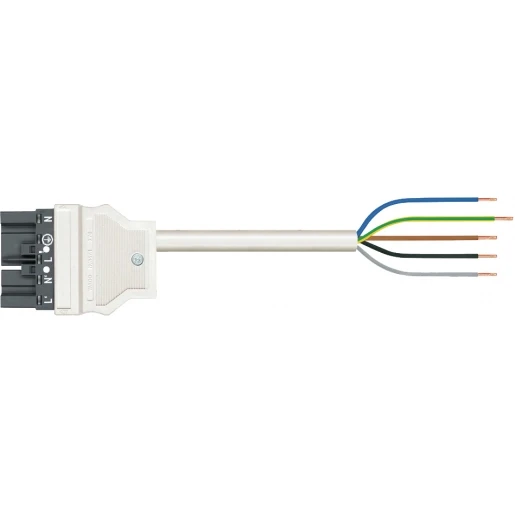 Wago SERIE 771 Patchkabel gebouwinstallatie 5p Stekker Vrij kabeluiteinde 8000mm