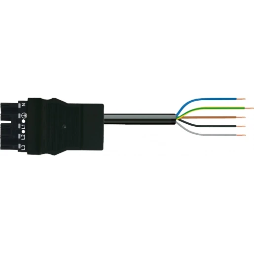 Wago SERIE 771 Patchkabel gebouwinstallatie 5p Stekker Vrij kabeluiteinde 5000mm