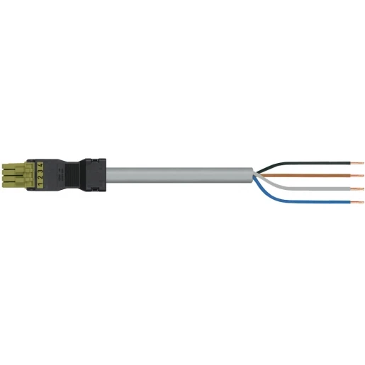 Wago SERIE 891 Patchkabel gebouwinstallatie 4p Contrastekker (female) Vrij kabeluiteinde 6000mm