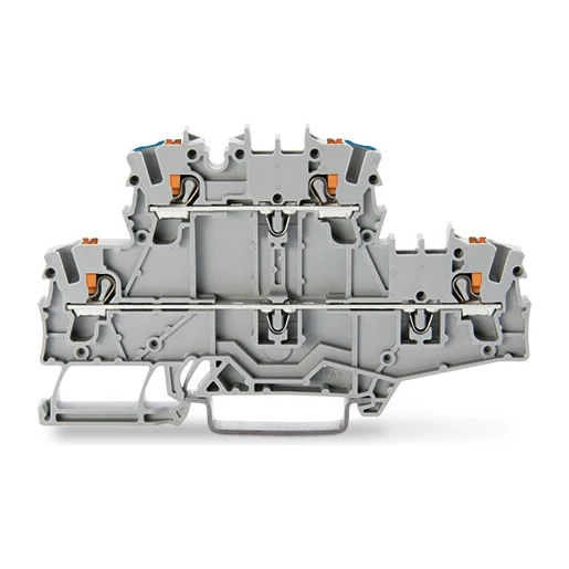 Wago SERIES 2202 Verbindingsrijgklem 1-4mm² eendr. 0,25-2,5mm² meerdr. Grijs