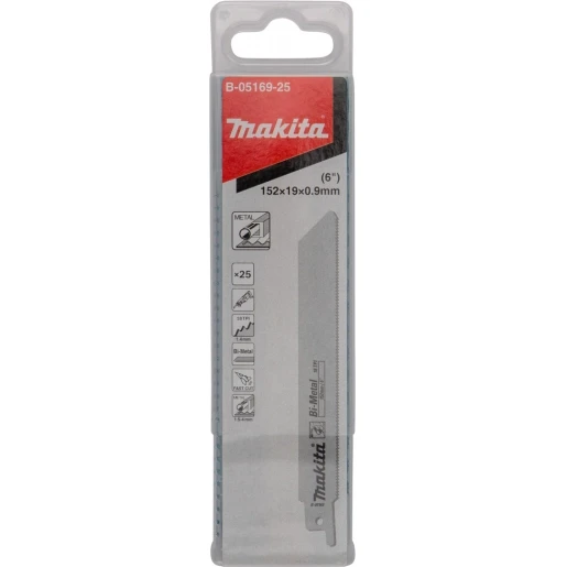Makita Reciprozaagblad RVS staal B-05169-25