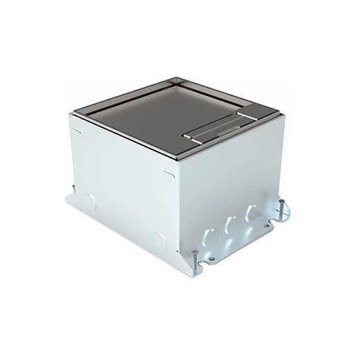 HPL Powerbox 150 instort 115mm 1x CEE 32A 5-polig RVS S15ZR klapdeksel