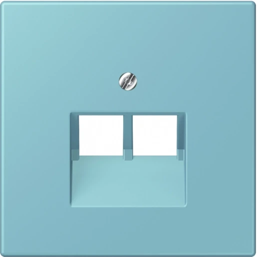 Jung LS range Afdekking centraalplaat LC32032 UAE/IAE 2 connectoren Zonder label LC969-2UA213