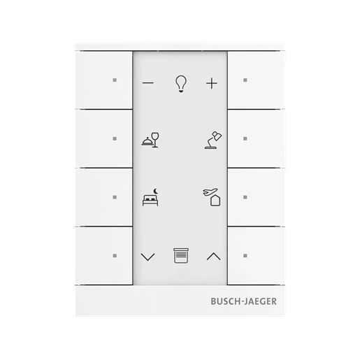 ABB Busch-Jaeger F@home Tenton Bedieningselement wit IP20 RAL 9016 2CKA006220A0886