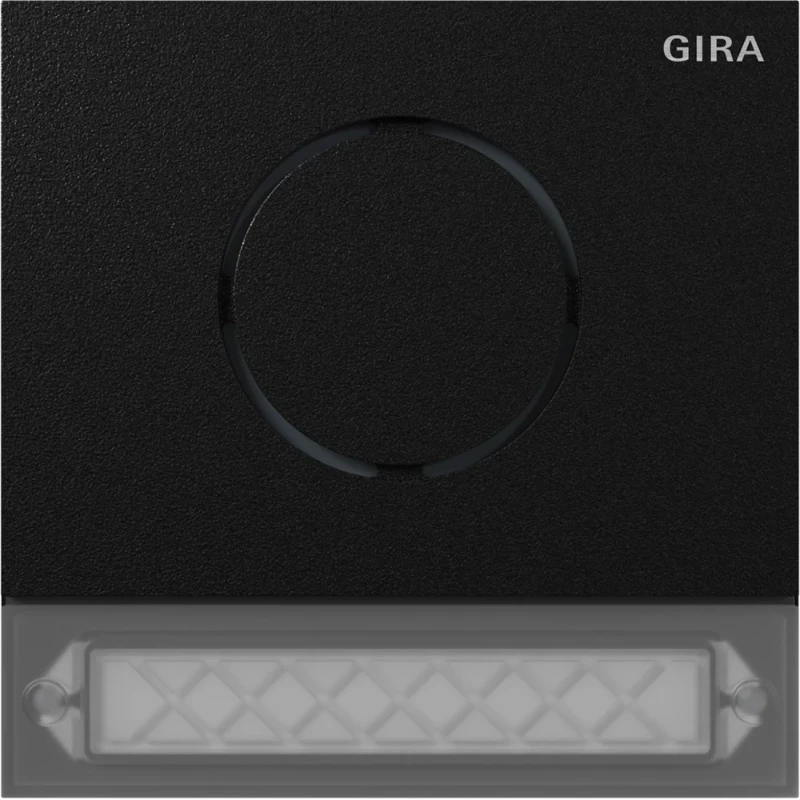 Gira System 106 Deurstationmodule IBS-toets spreken/bellen enkelvoudig zwart 5569925