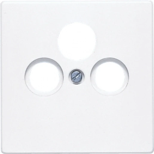 Jung LS range centraalplaat ls990 Satelliet 1 connector Zonder label wit LS990SAT