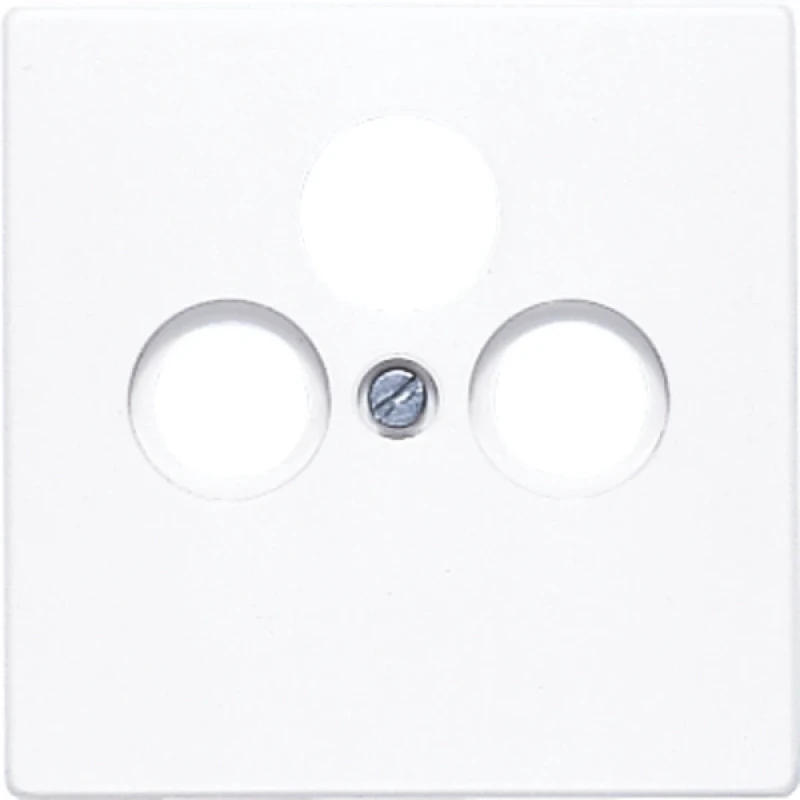 Jung LS range centraalplaat ls990 Satelliet 1 connector Zonder label wit LS990SATWW