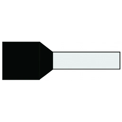 Klemko adereindhuls 1,5mm² 12mm Geïsoleerd Zwart