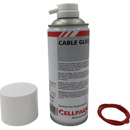 Cellpack Kabelglijmiddel spray - kabel gliss 400ml 124050