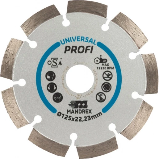 Mandrex Diamant zaagblad 125mm 18510125