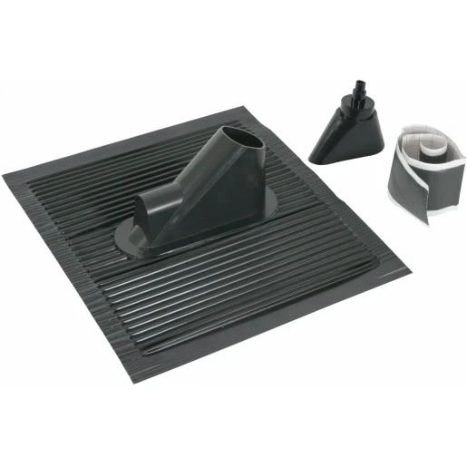 Dehn Roof bushing set (black) w.aluminium roof tile f.d 10/16/48mm
