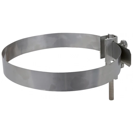Dehn Bs pipe clamp with tines d 27-168m w.connection f.rd 6-8/10 or 4-50m