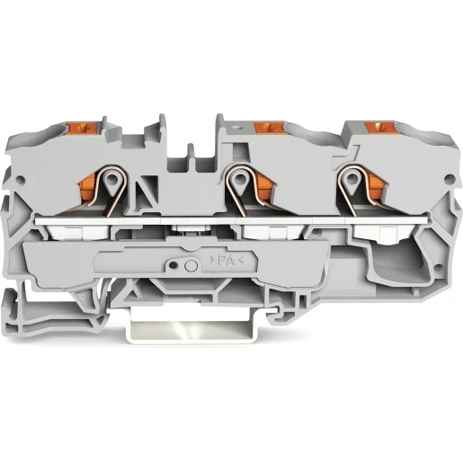Wago 2210 Verbindingsrijgklem 2,5-16mm² eendr. 0,5-10mm² meerdr. Grijs