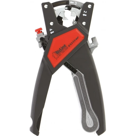 Bizline Adereindhulstang perstang 4-in-1 quadro automatisch 0.5 - 2.5mm² BIZ 700058