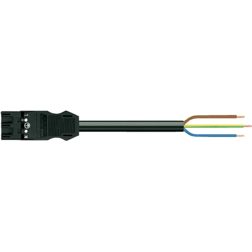 Wago SERIE 771 Patchkabel gebouwinstallatie 3p Stekker Vrij kabeluiteinde 5000mm