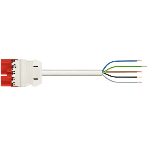 Wago SERIE 771 Patchkabel gebouwinstallatie 5p Stekker Vrij kabeluiteinde 3000mm