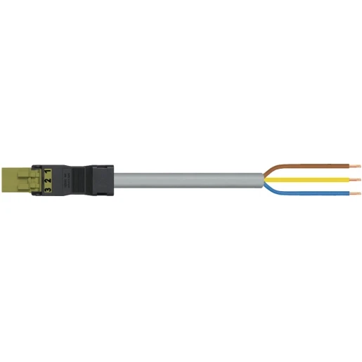 Wago SERIE 891 Patchkabel gebouwinstallatie 3p Stekker Vrij kabeluiteinde 2000mm
