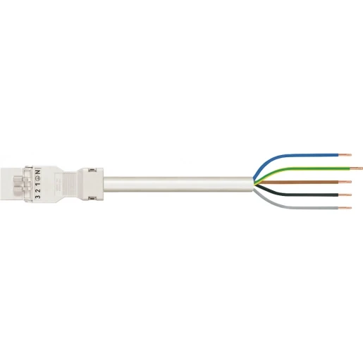 Wago SERIE 891 Patchkabel gebouwinstallatie 5p Stekker Vrij kabeluiteinde 8000mm