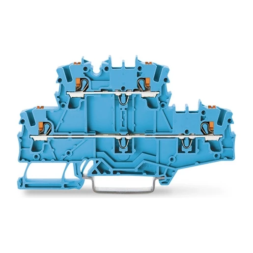 Wago SERIES 2202 Verbindingsrijgklem 1-4mm² eendr. 0,25-2,5mm² meerdr. Blauw