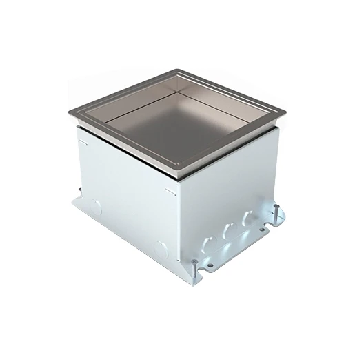 HPL Powerbox 150 instort 115mm 1x CEE 32A 5-polig RVS S25 IP54 deksel