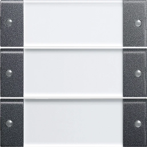 Gira Wippenset 3-v TK System 55 clear/antraciet